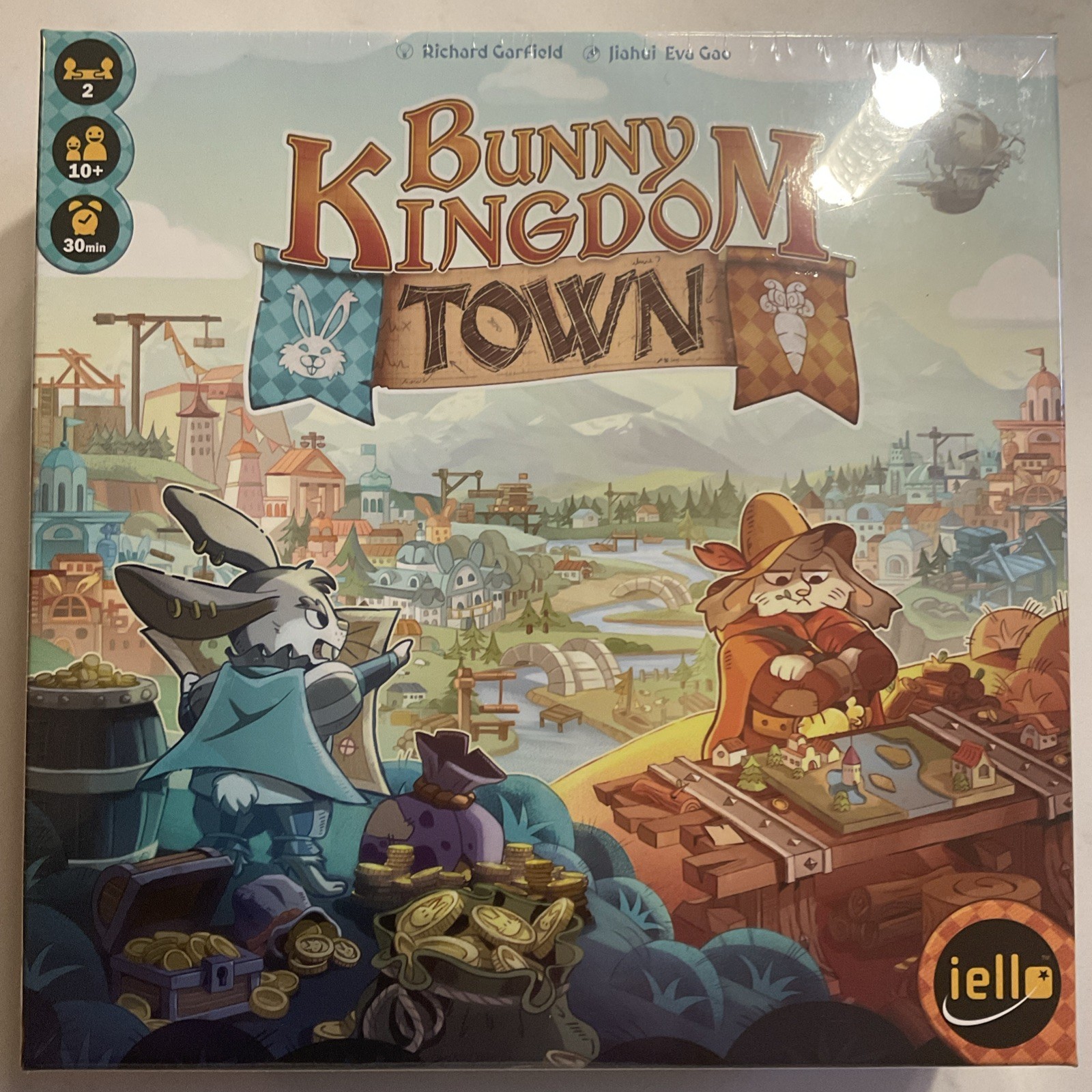 Bunny Kingdom Town – New Game with 3 Convention EXCLUSIVE Promo Tiles + Upgrades