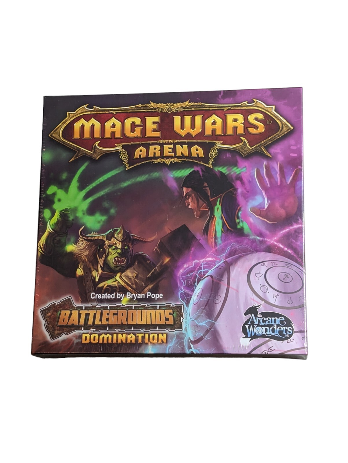 New/Sealed Mage Wars Arena – Battlegrounds Domination Board Game Expansion Set