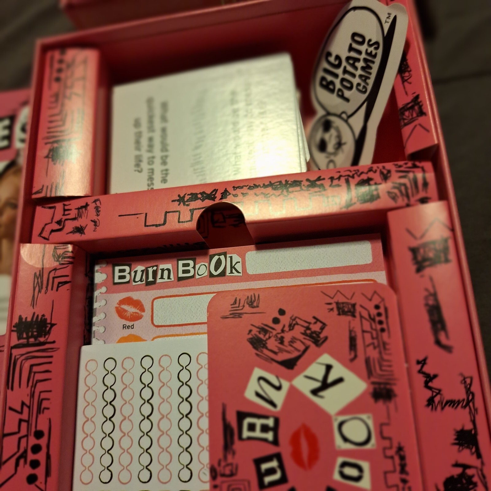 MEAN GIRLS Burn Book The Party Game Board Game By Big Potato Games Truth Bombs