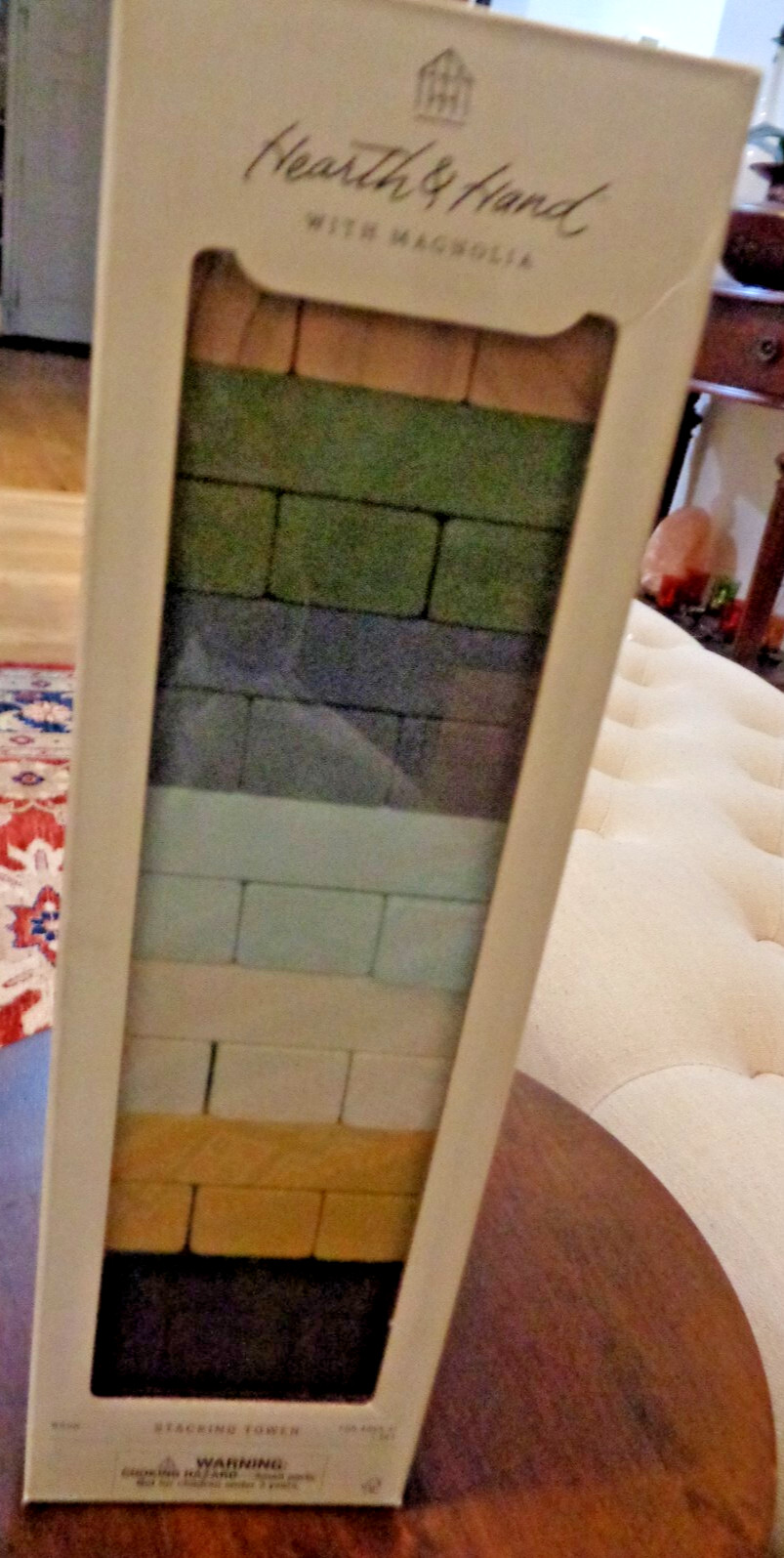 Hearth and Hand Toppling / Stacking Tower Wood Block Game