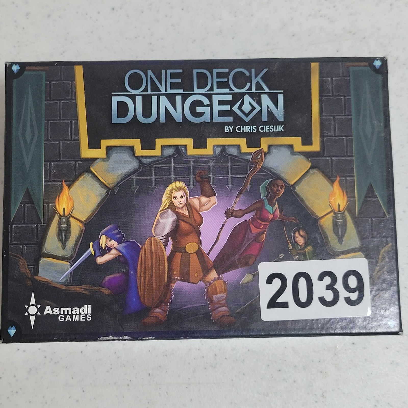 One Deck Dungeon Board Game Asmadi Games Cooperative Solo Play New Sealed