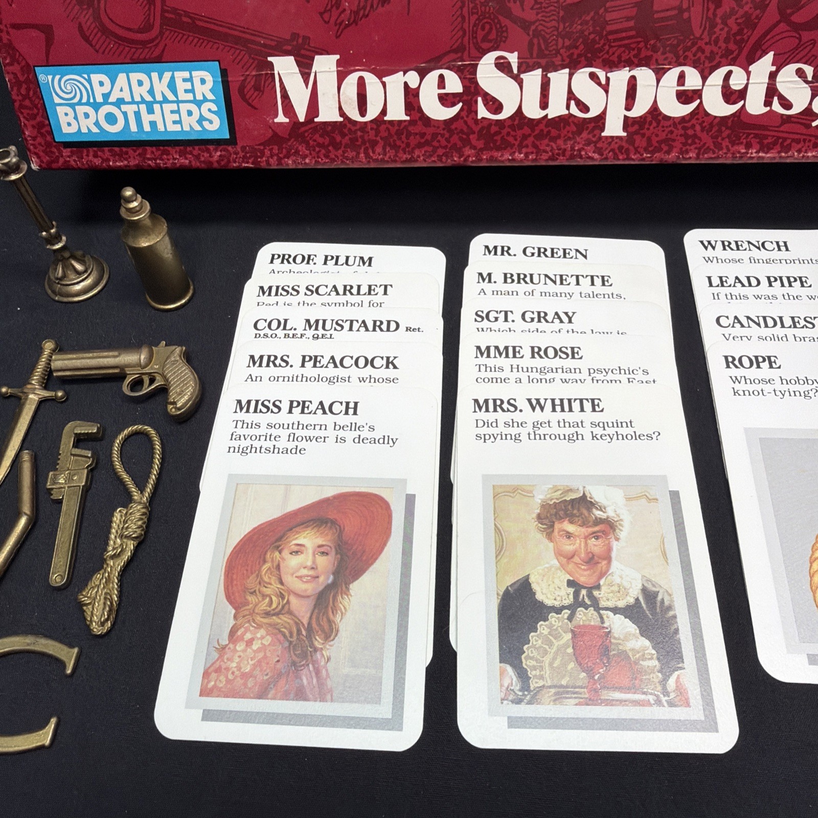 Clue Master Detective Board Game Parker Brothers Complete Vintage 1988