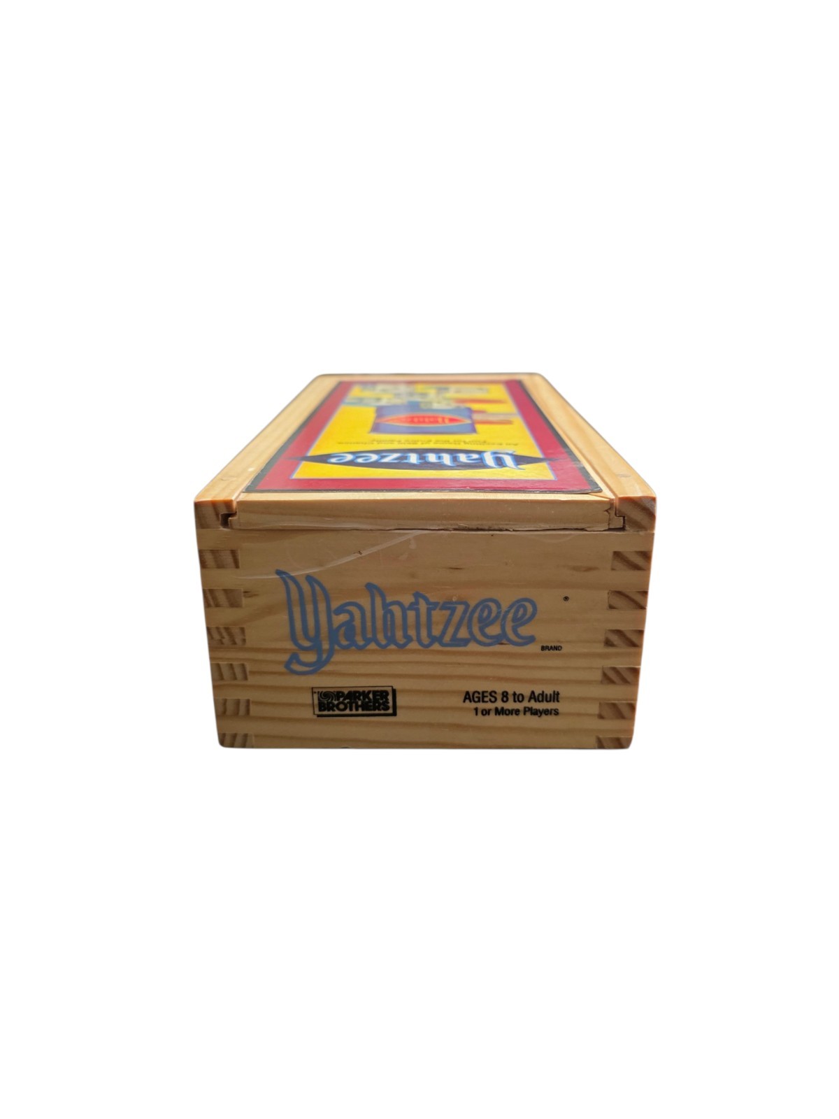 Vintage Yahtzee Nostalgia Edition Wooden Box Complete Parker Brothers 2004