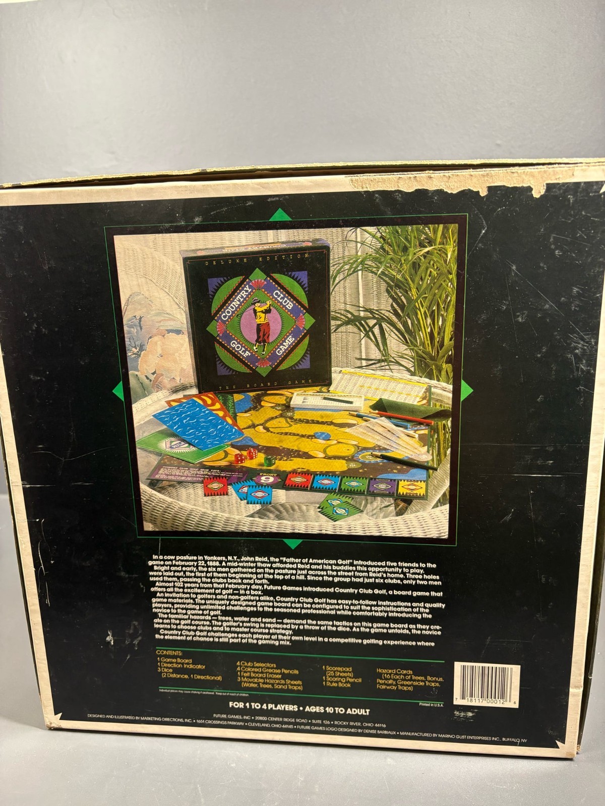 Country Club Golf Game Deluxe Edition Board Game Future Games 1990 Complete