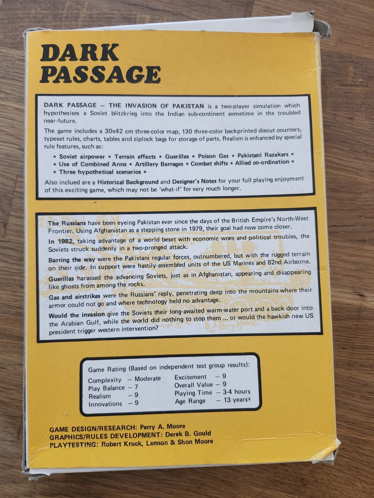 Swedish Game Prod – DARK PASSAGE – The Invasion of Pakistan Game (UNPunched)