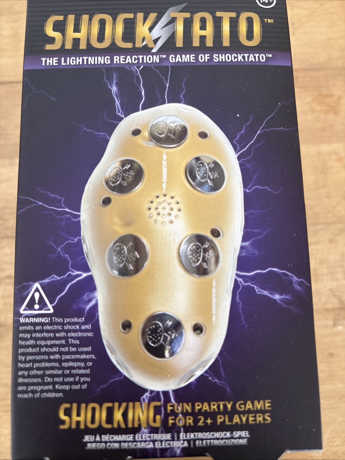 Shocktato Party Game Lightning Reaction Preowned Works Great 2AAA Batteries