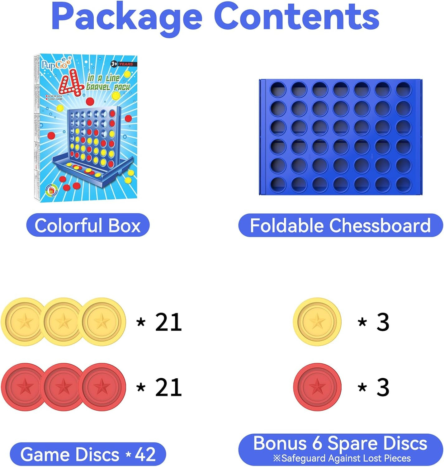 Pocket-Sized 4 in a Row for Kids Ages 3+, Perfect Travel Companion for Kids, Tra