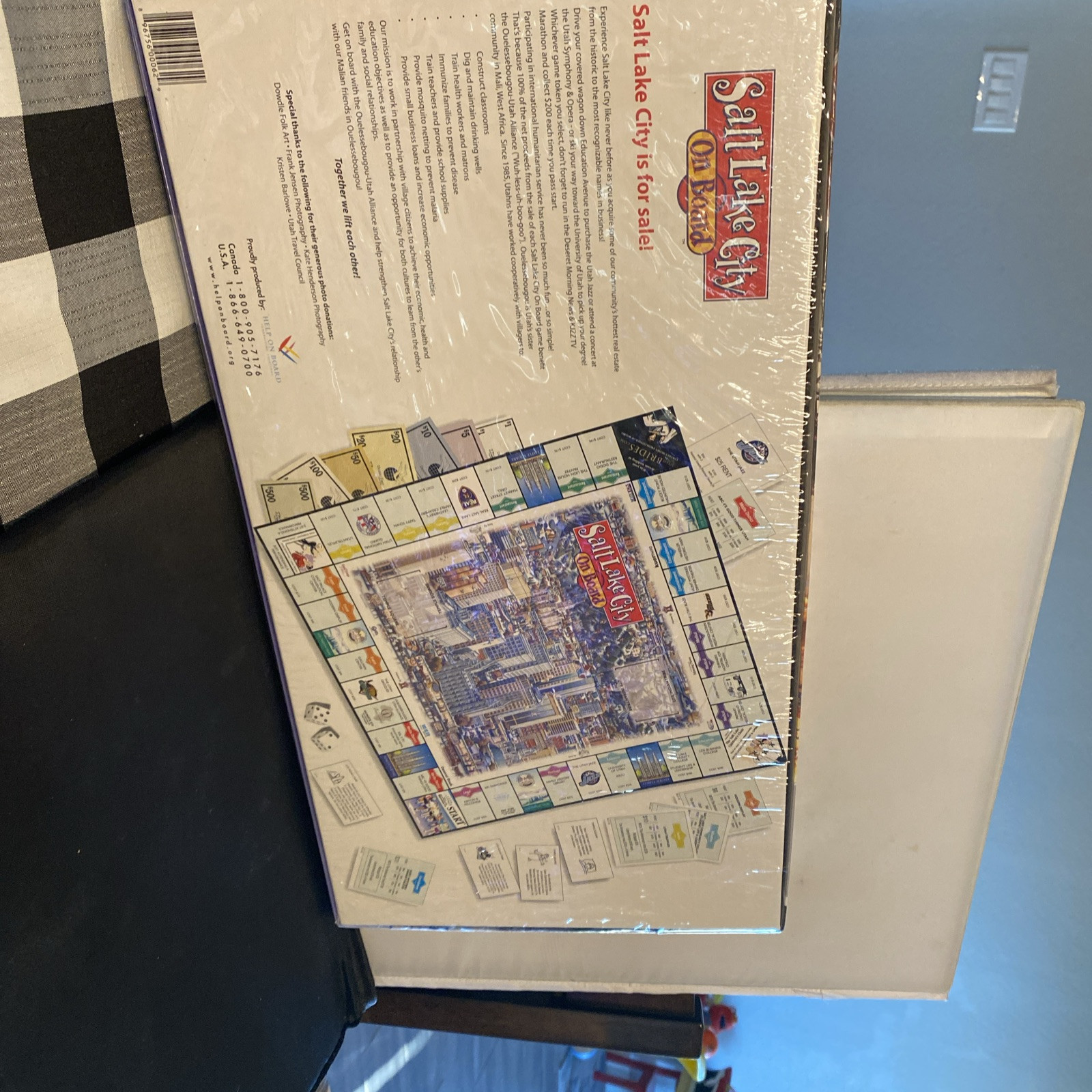 Salt Lake City On Board Game Monopoly Sealed