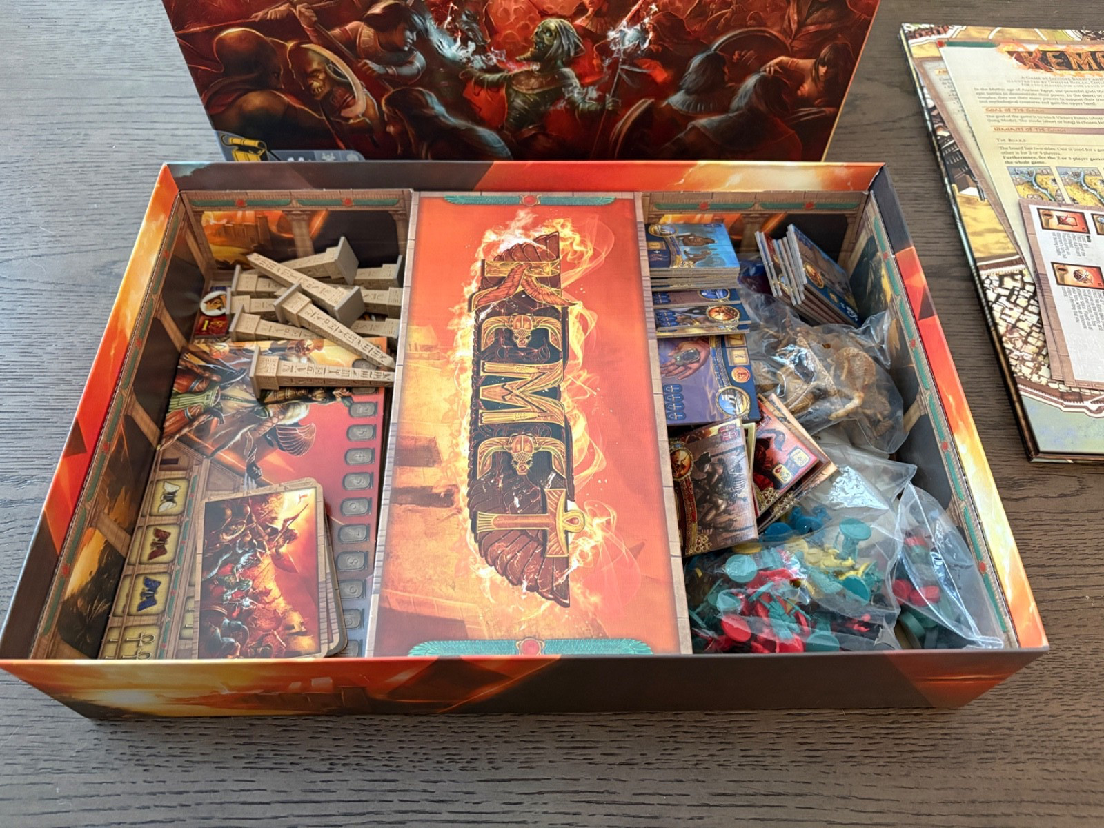 Kemet Board Game (2015) with 3D Obelisks – 100% Complete, Played Only Once