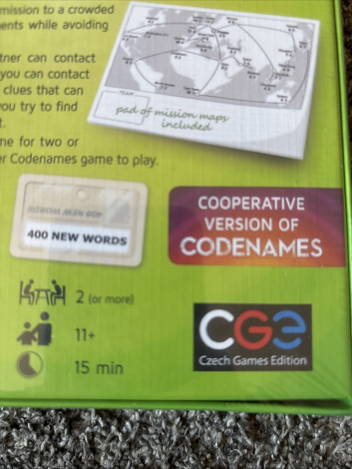Code Names: Duet Czech Games Edition Brand New Sealed