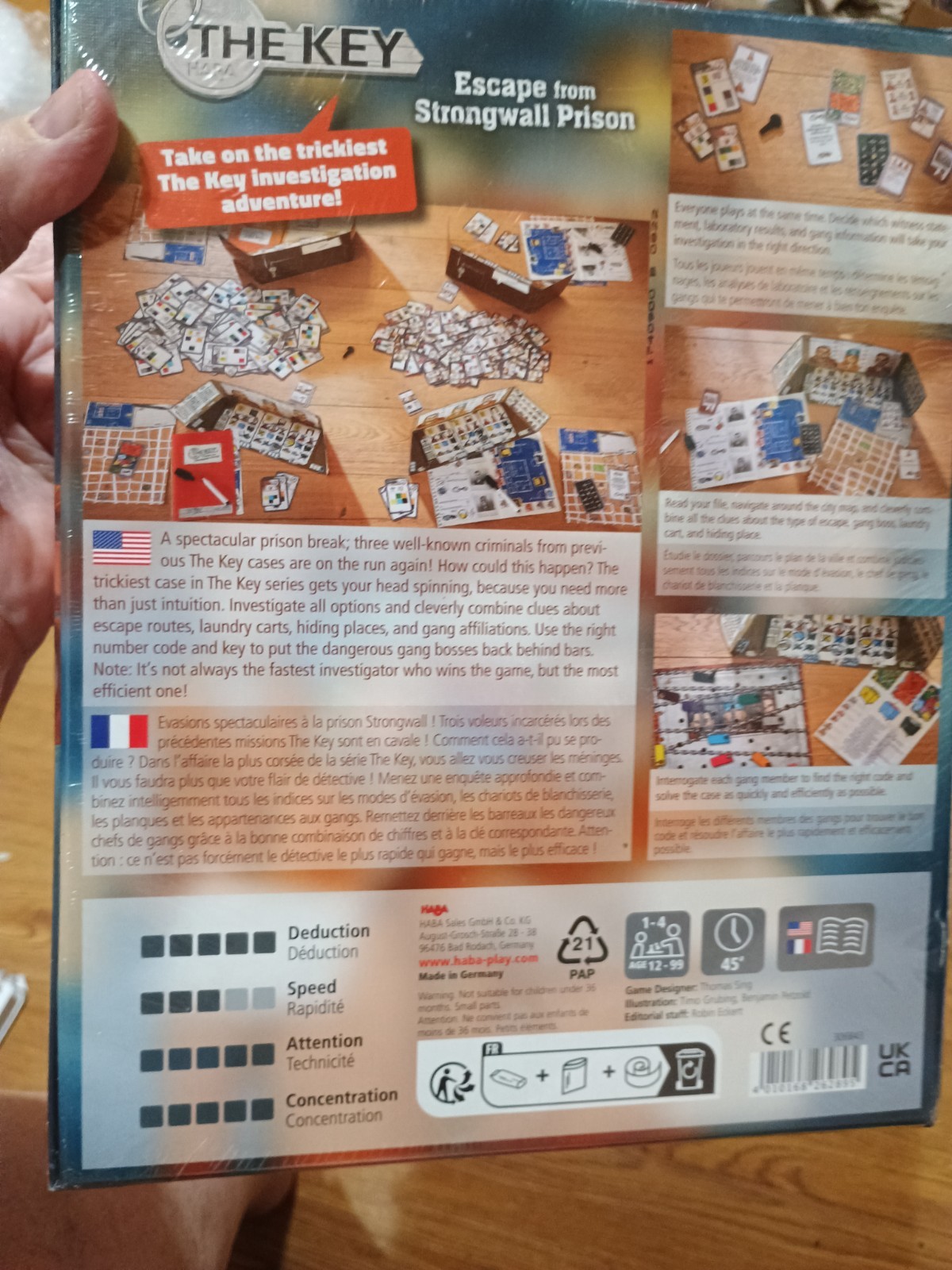 HABA The Key: Escape From Strongwall Prison – Thomas Sing New And Sealed