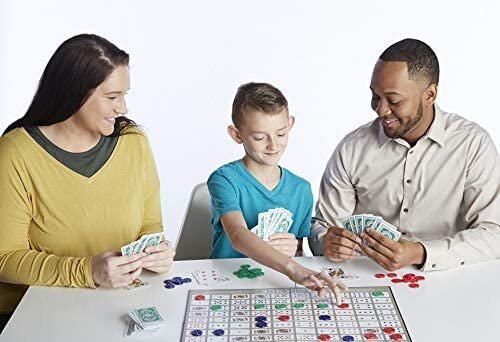 Jax Sequence – Original Sequence Game with Folding Board, Cards and Chips by Jax