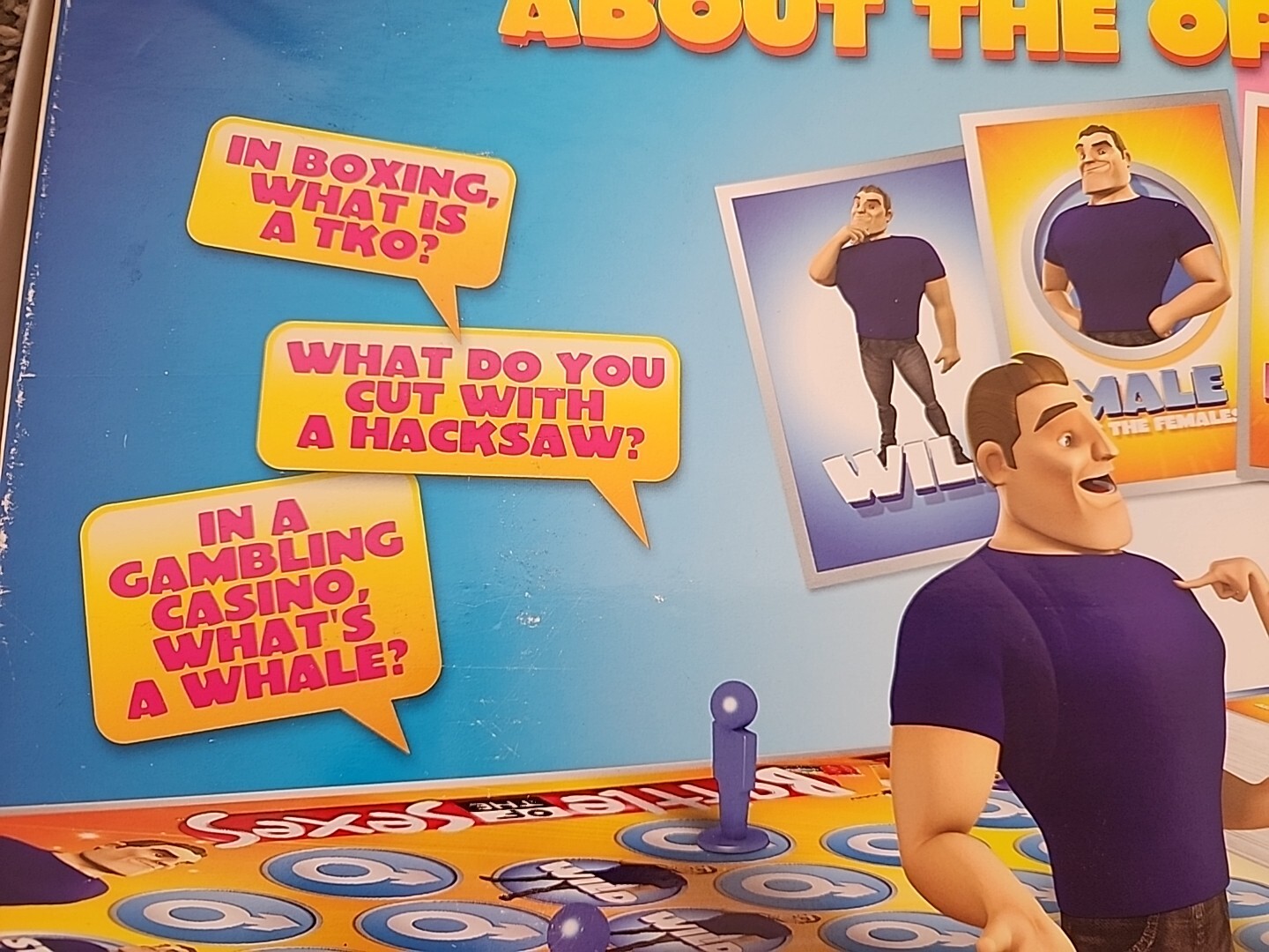 Battle of the Sexes Board Game The Battle Continues Male Vs Female Spin Master