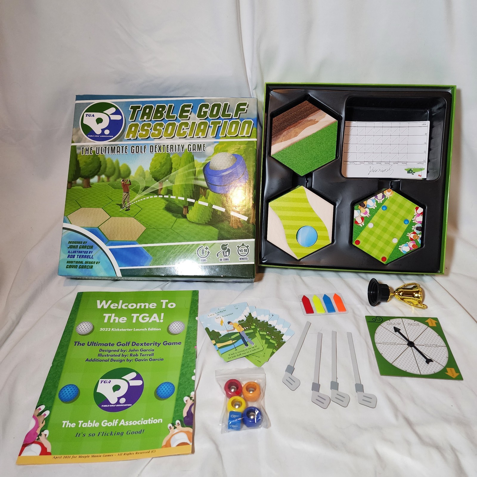 TGA Table Golf Association The Ultimate Golf Dexterity Game