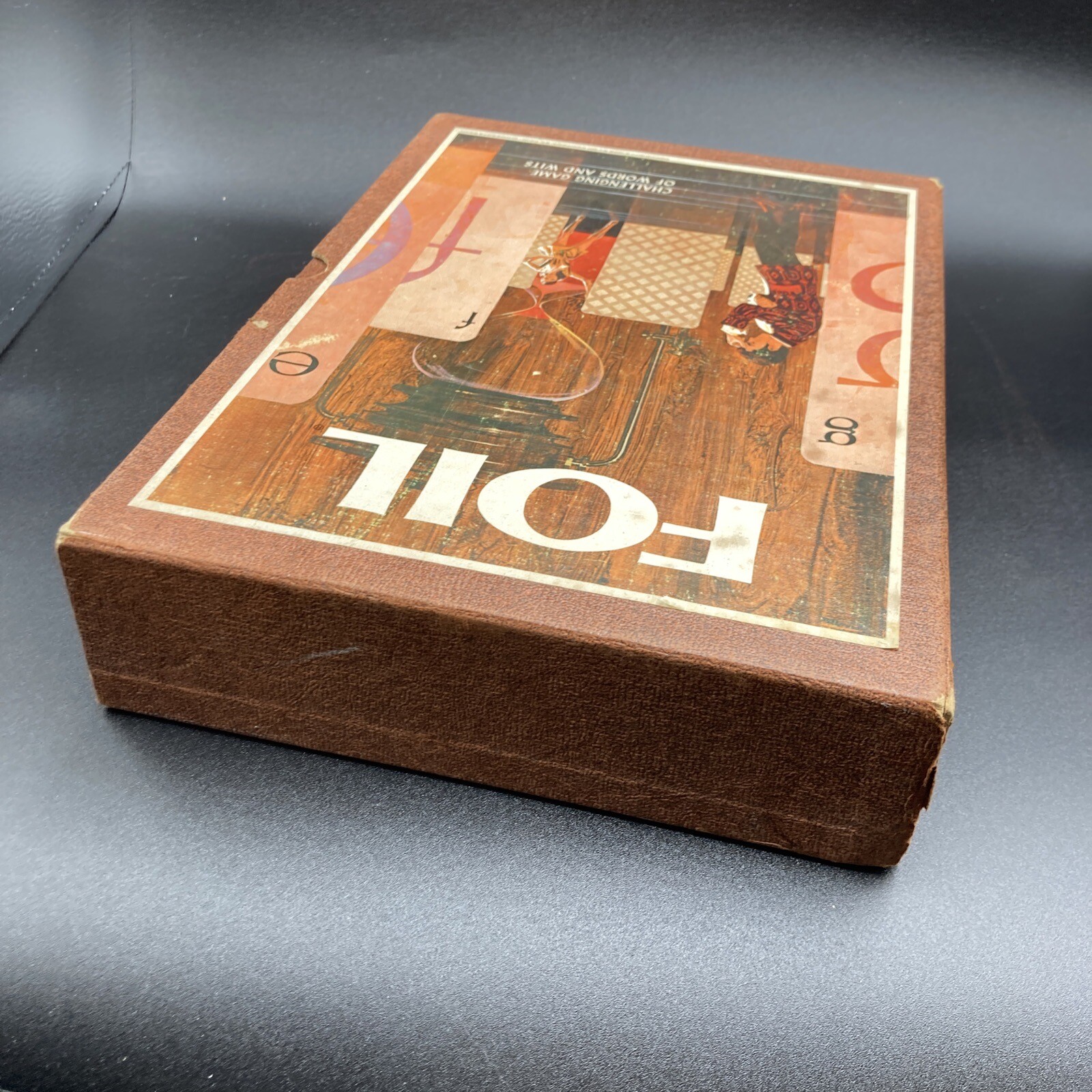 Vintage 1971 FOIL 3M Bookshelf Game of Words and Wits – Complete! Game Night
