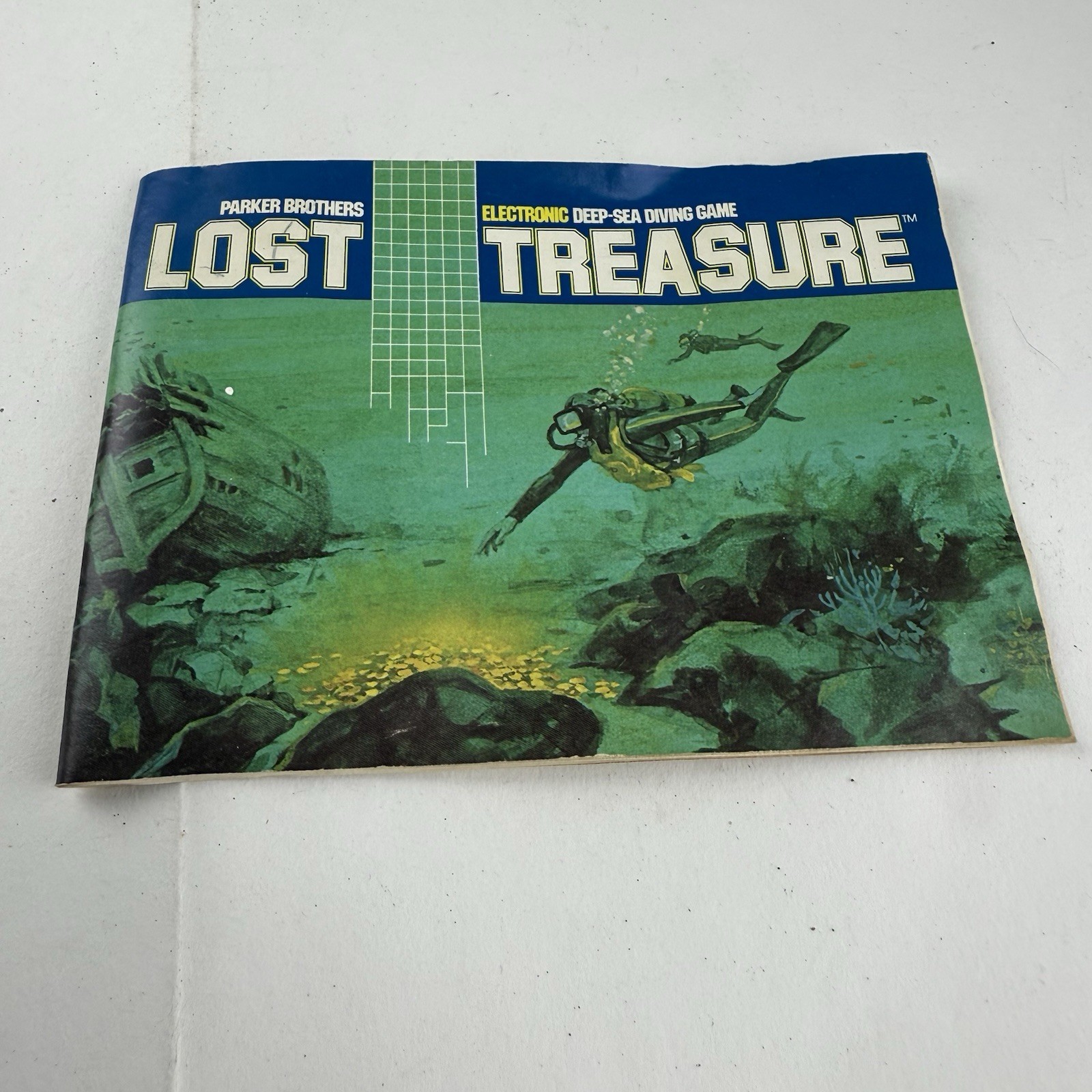 Vintage Lost Treasure Board Game Instruction Manual Booklet ONLY.