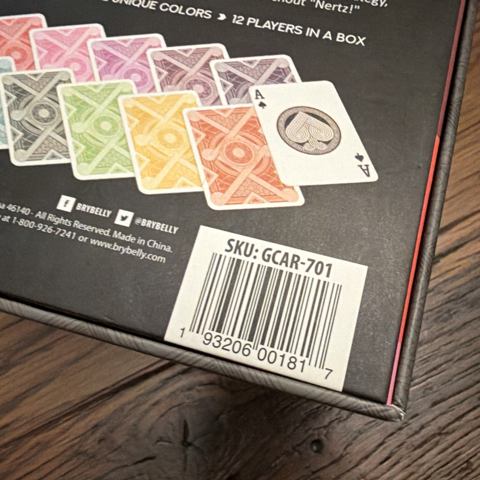 Nertz – 12 player edition – 7 sealed decks, 5 gently used decks – 100% complete