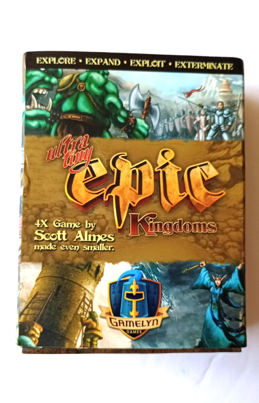 Gamelyn Games Ultra Tiny Epic Kingdoms Micro Card Game for 1-5 Players UTEK02