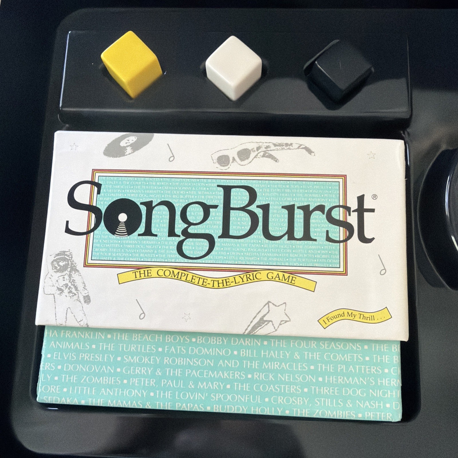 SongBurst Complete-The-Lyric Game 50’s/60’s Edition Music Trivia Complete