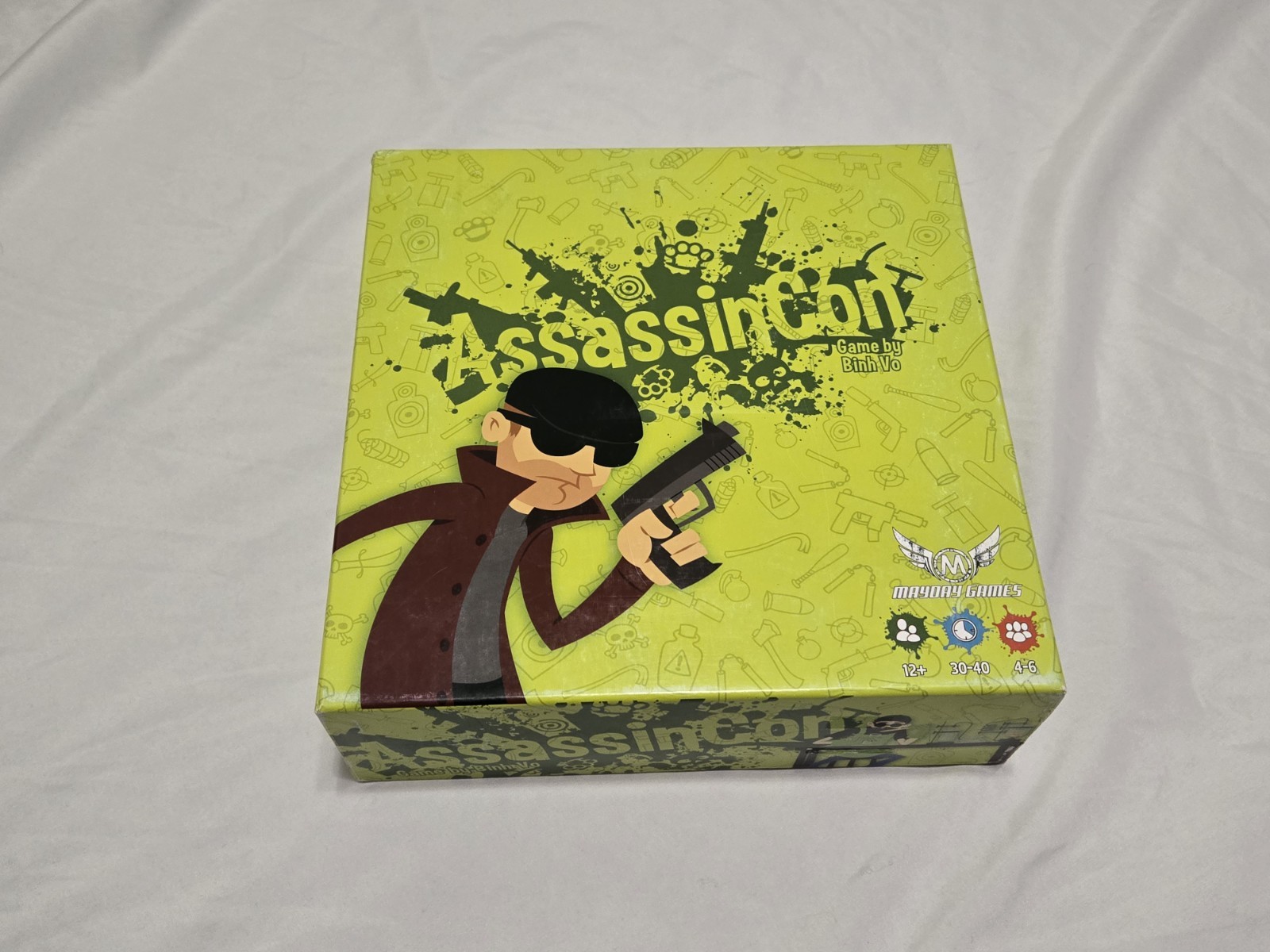 Mayday Games AssassinCon Cloak And Dagger Board Game Strategy Skill