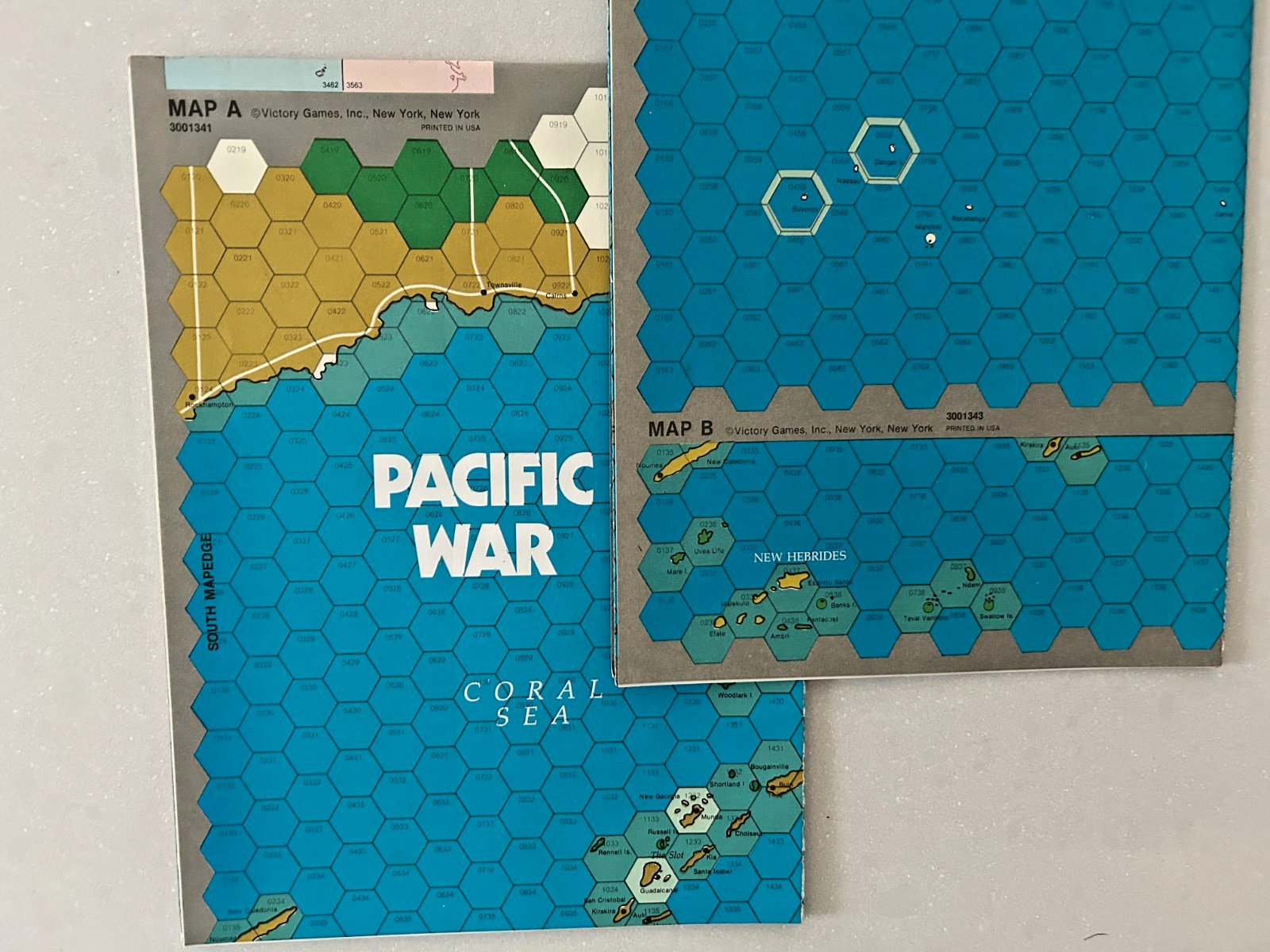 Pacific War The Struggle Against Japan 1941-1945 Victory Games Unpunched