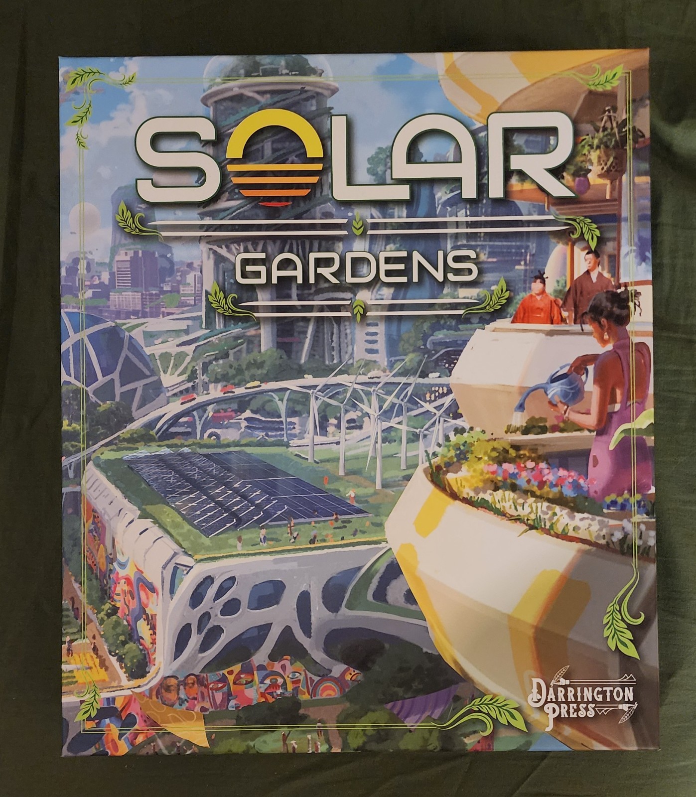 Darrington Press Solar Gardens Board Game Tile Drafting 2-5 Players 2023