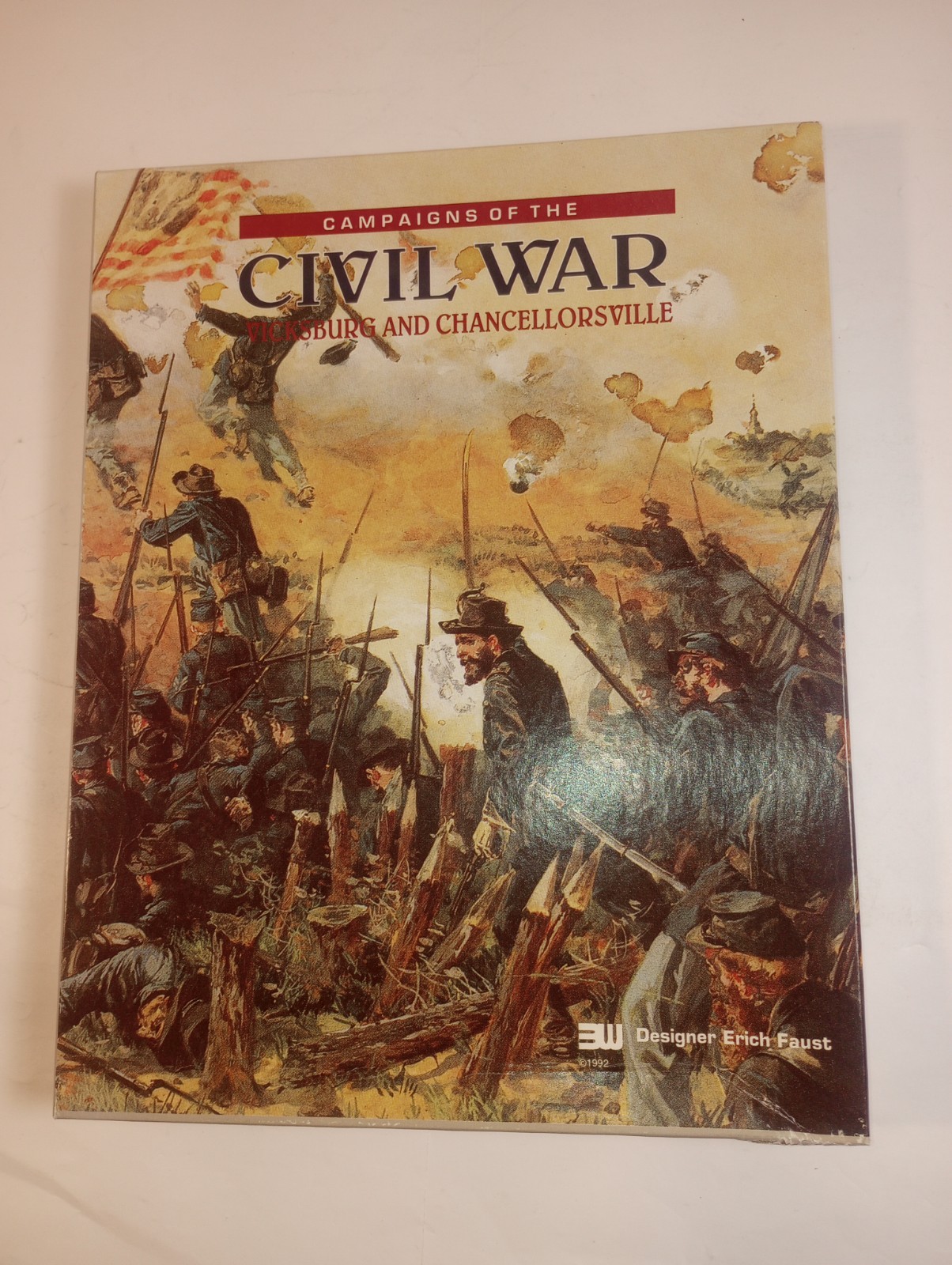 CAMPAIGNS CIVIL WAR Vicksburg Chancellorsville Board Game COMPLETE 3W 1992 OOP