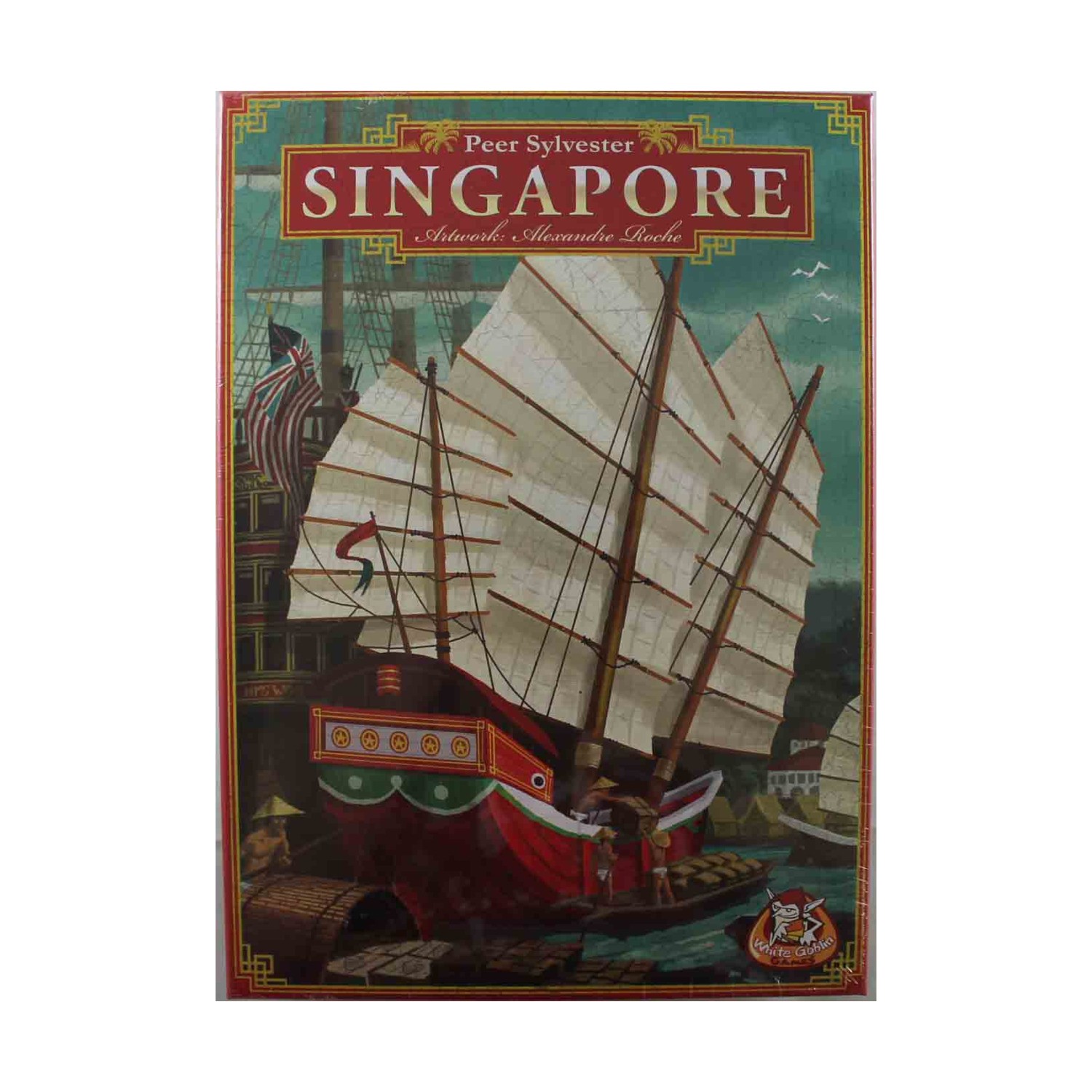 White Goblin Boardgame Singapore Box VG+/NM