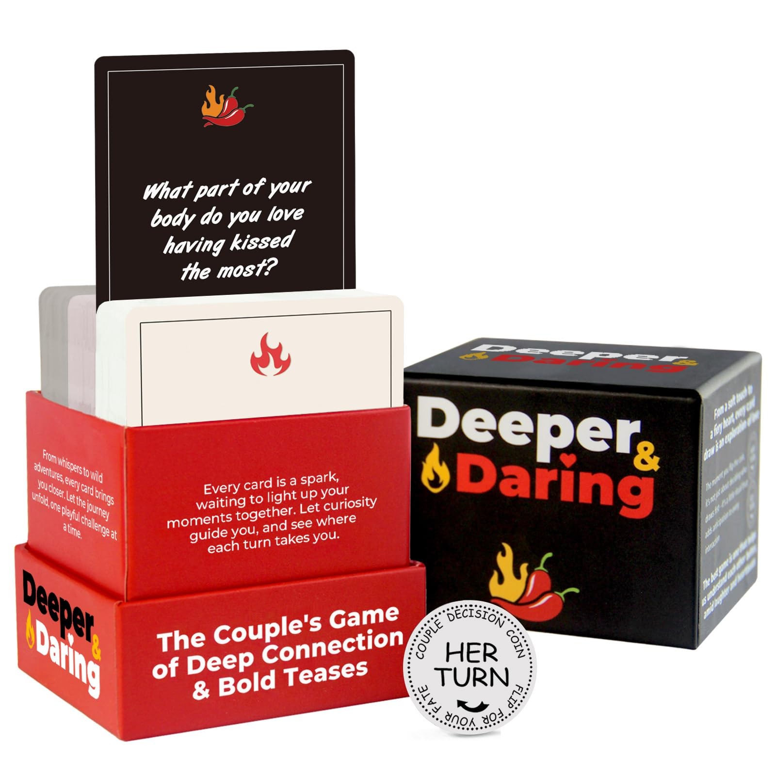 Couples Games – Date Night Card Game with 150 Deep Questions & Dares, Romanti…