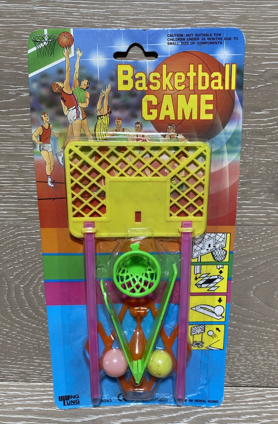 Vintage Wing Lung Travel Basketball Game Hot Shot Shooting Basketball Game
