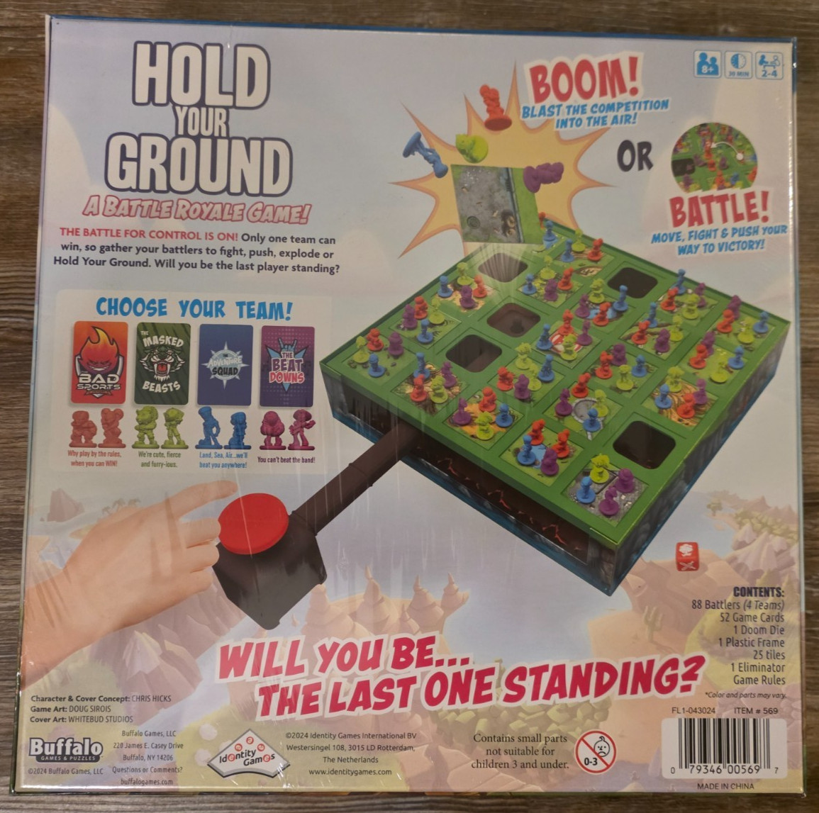 Buffalo Games – Hold Your Ground – Deck Building Action Game – Survival Space
