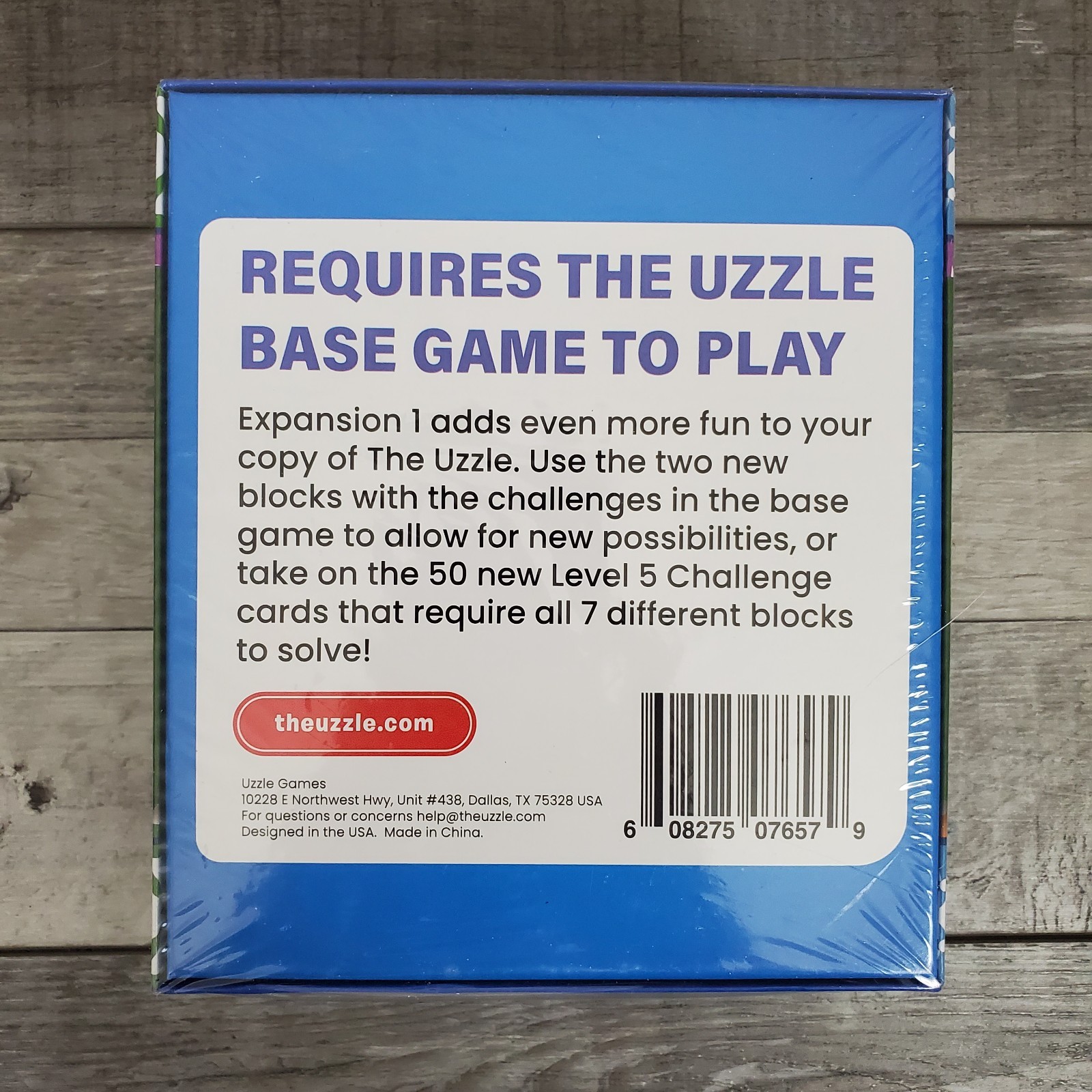 The Uzzle Board Game and Uzzle Expansion 1