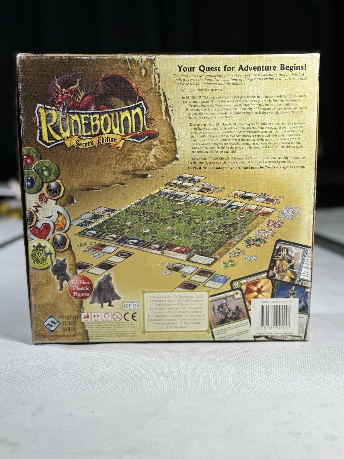 Runebound 2nd edition + 2 Extra Expansions Read