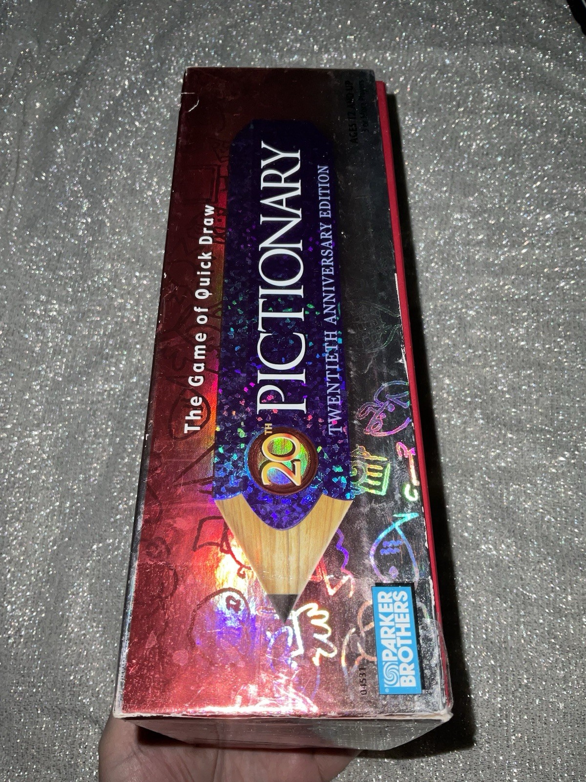 Pictionary The Game of Quick Draw 20th Anniversary Edition Parker Brother Hasbro