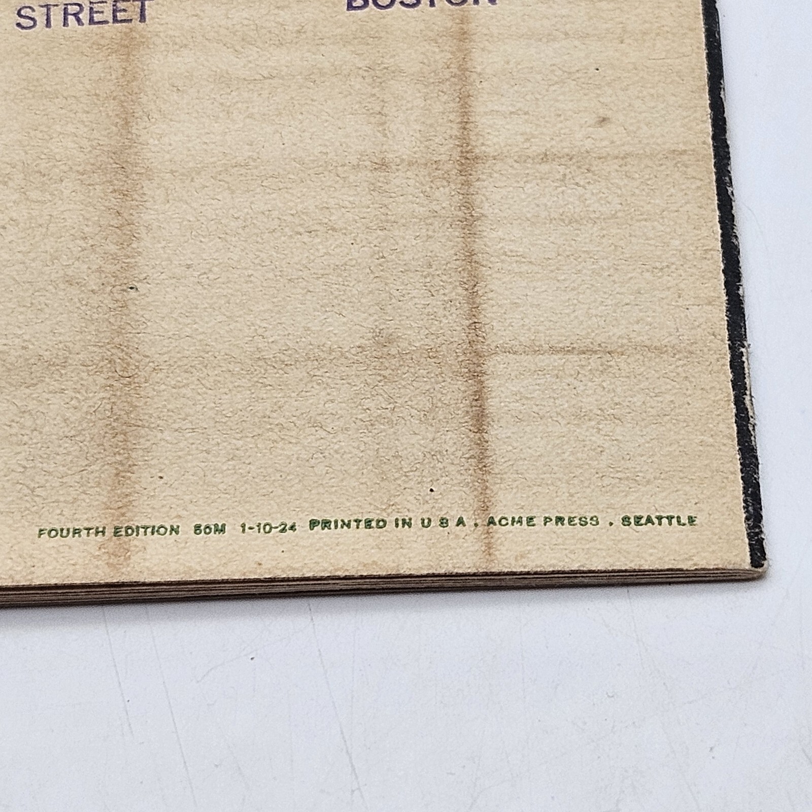 1923 Admiral Oriental Line Ma – Chiong /Mah Jong Rule Book Boston Seatle Orient