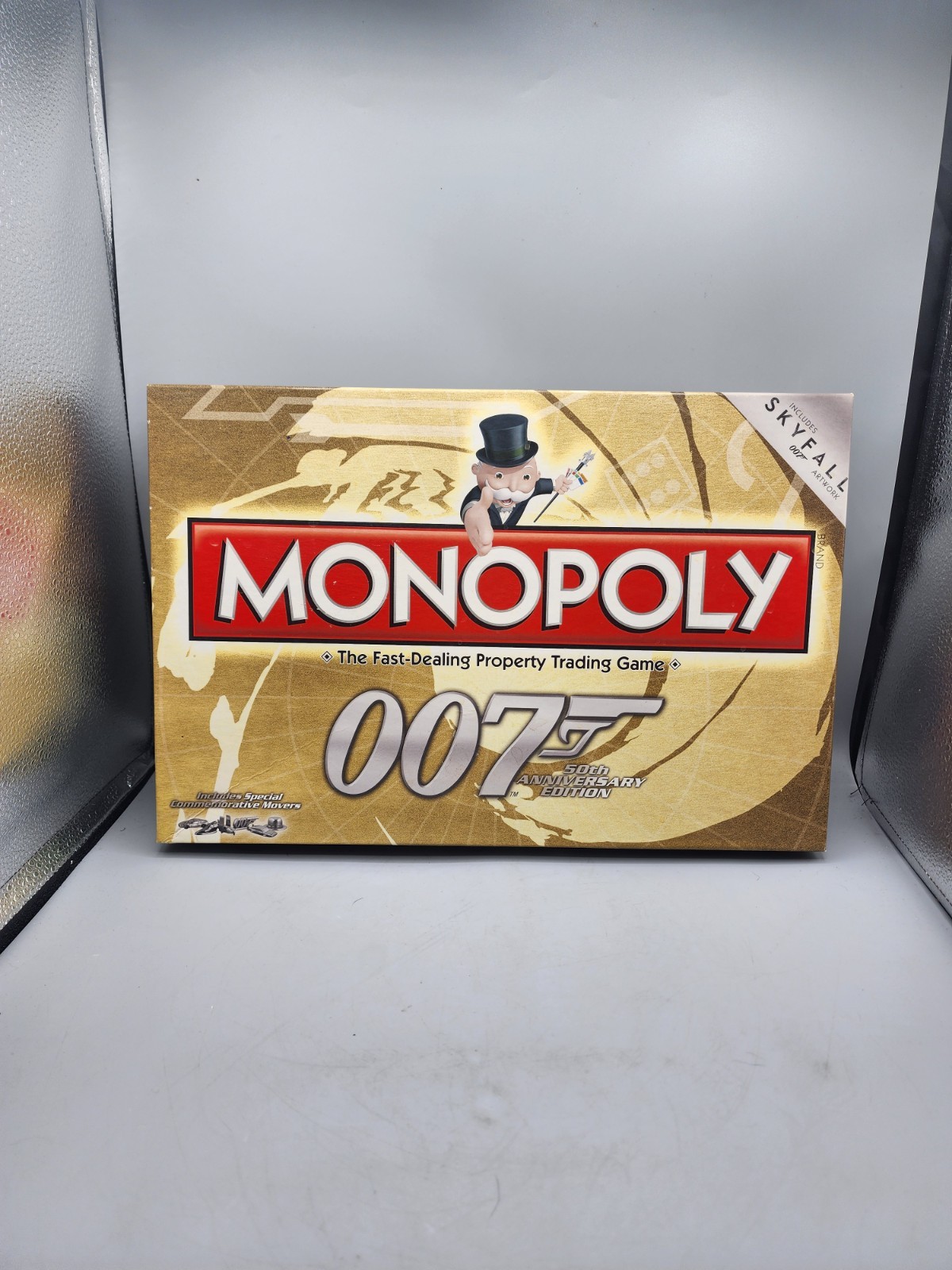 Monopoly 50th Anniversary Edition: James Bond 007 Board Game Complete Rare