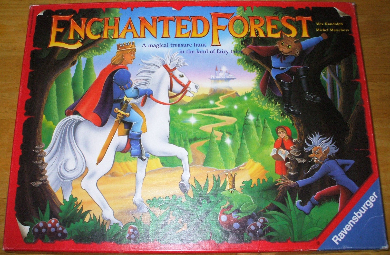 VINTAGE Enchanted Forest 1994 Kids Board Game Ravensburger 100% Complete & MINT!