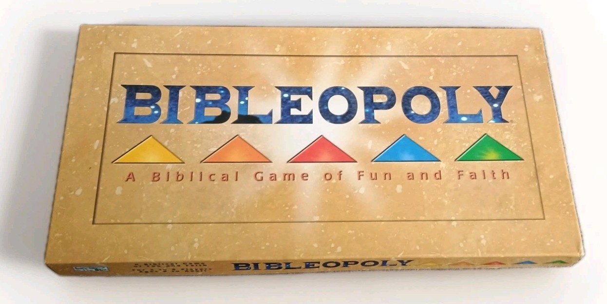 Late For The Sky Bibleopoly Board Game Complete Biblical Game of Fun and Faith