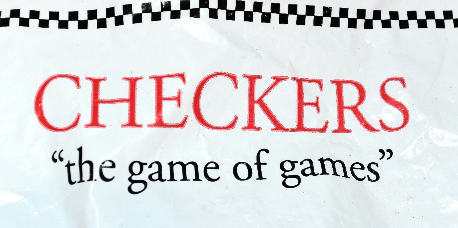 Jumbo Checkers Rug Game with 3″ Game Pieces by Multiflex Designs New Sealed Bag
