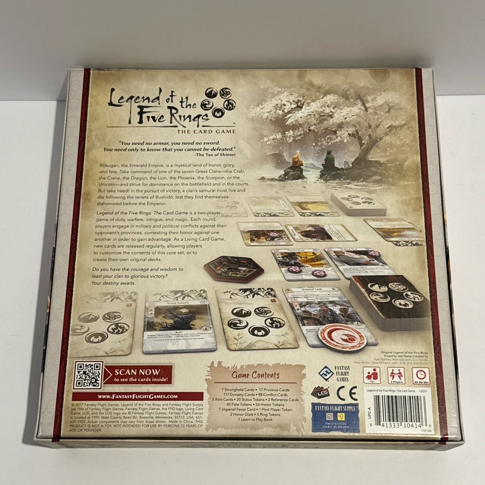 Legend of the Five Rings LCG Core w/ 2 Clan and 10 Dynasty Decks – Complete