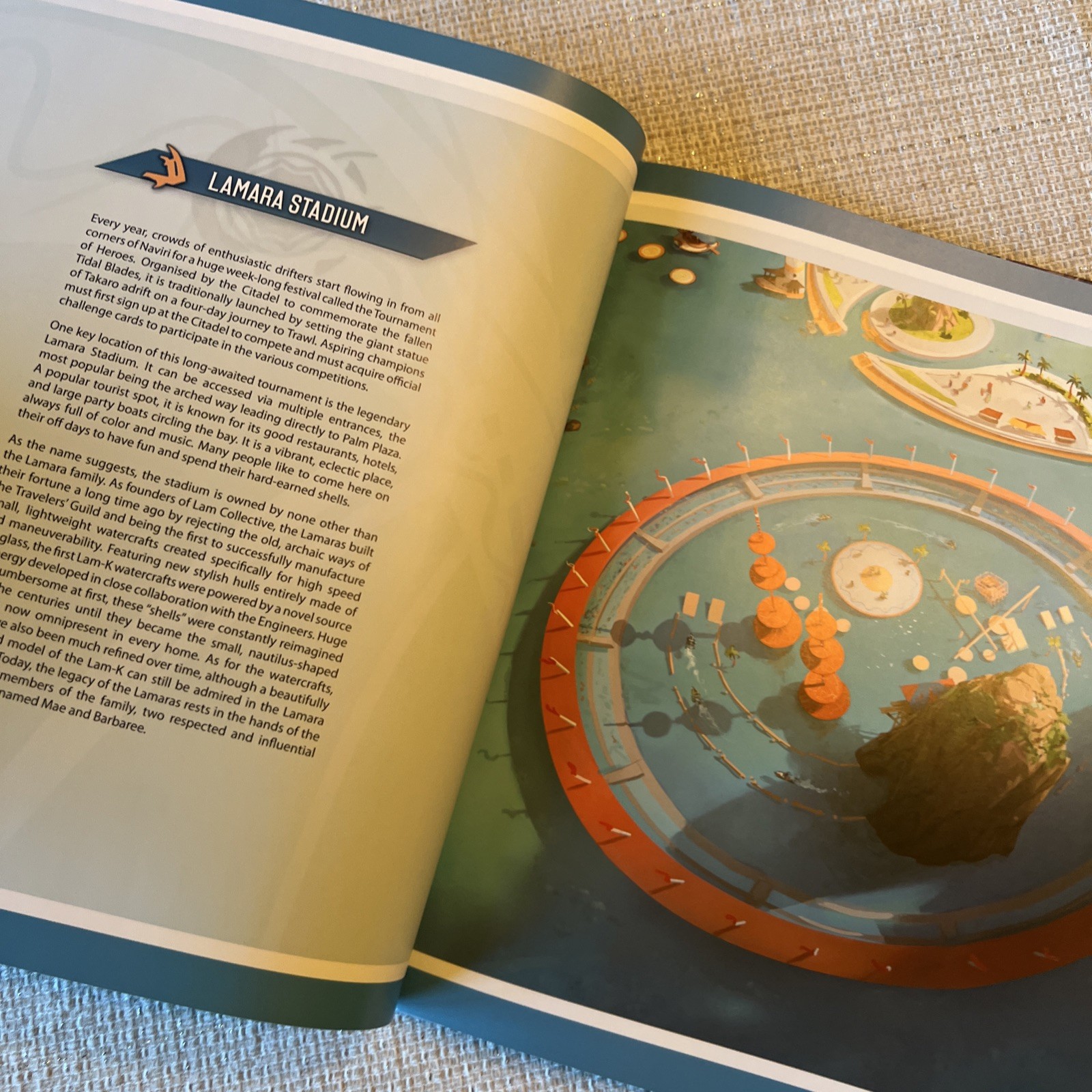 The Art and Lore of Tidal Blades: Heroes of the Reef Part 1 Hardcover Book