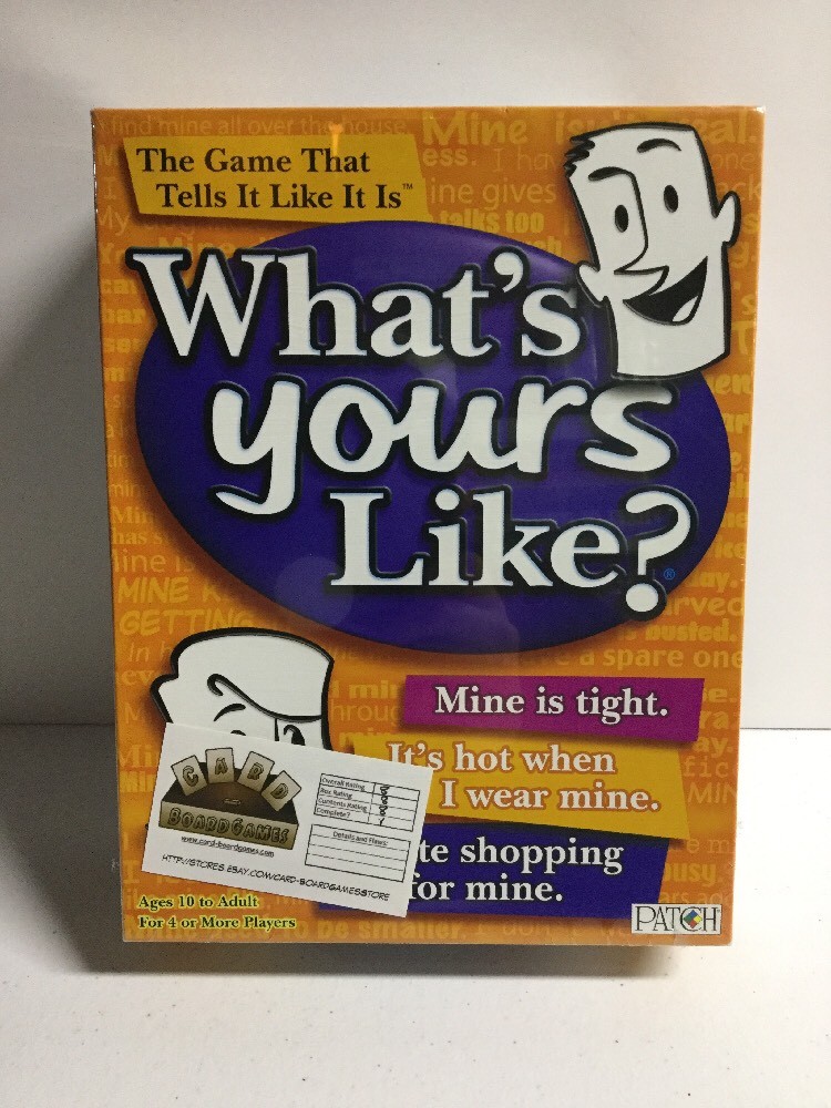 What’s Yours Like? The Board Game That Tells It Like It Is Complete!