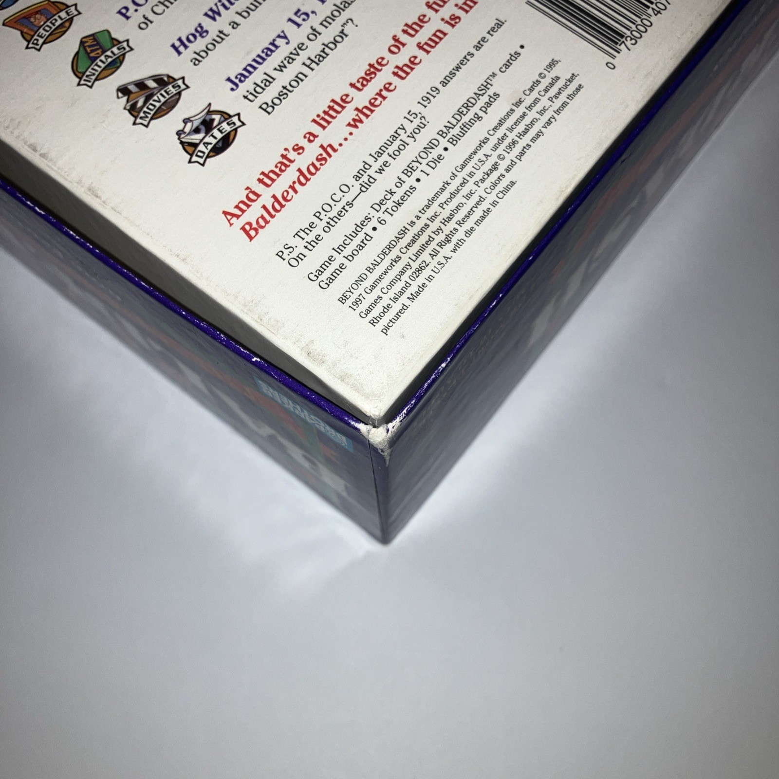 Beyond Balderdash 1997 Classic Board Game by Parker Brothers – 100% Complete –