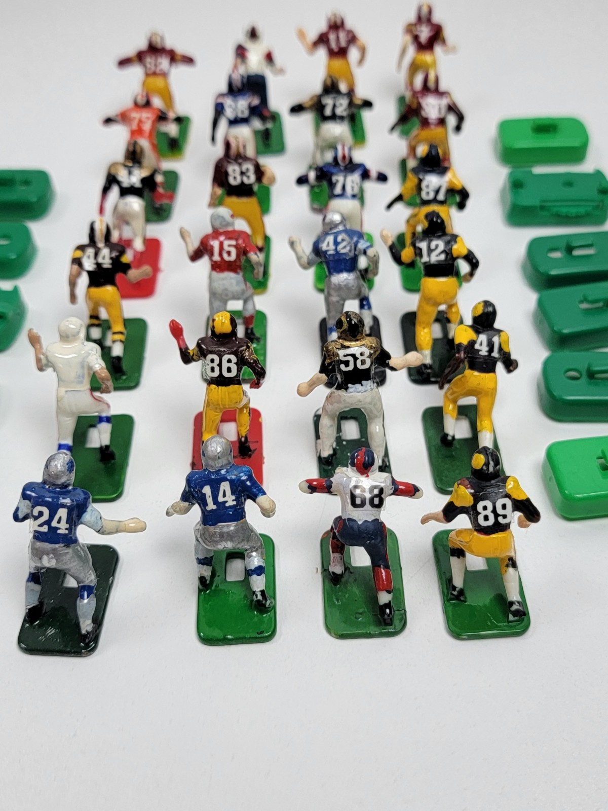 Vintage Tudor Electric Football Game NFL Team Figures Lot Of 24 Mixed