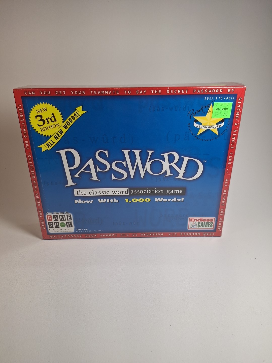 Password 3rd Edition – Endless Games 2001 Word Association Party Family- Sealed