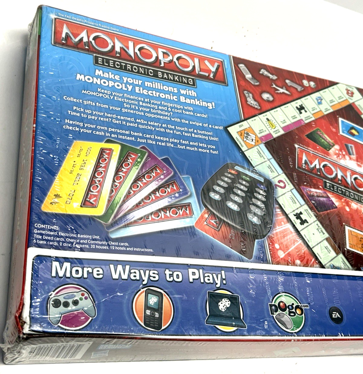 Factory Sealed Hasbro Parker Brothers Monopoly Electronic Banking Board Game