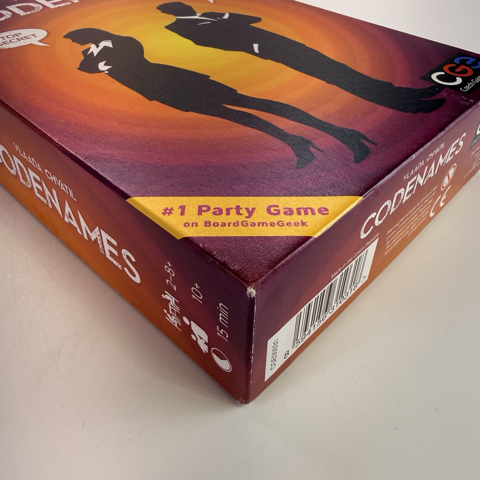 Czech Games Edition Codenames Word Party Game Spy Game Ages 10+ Open box