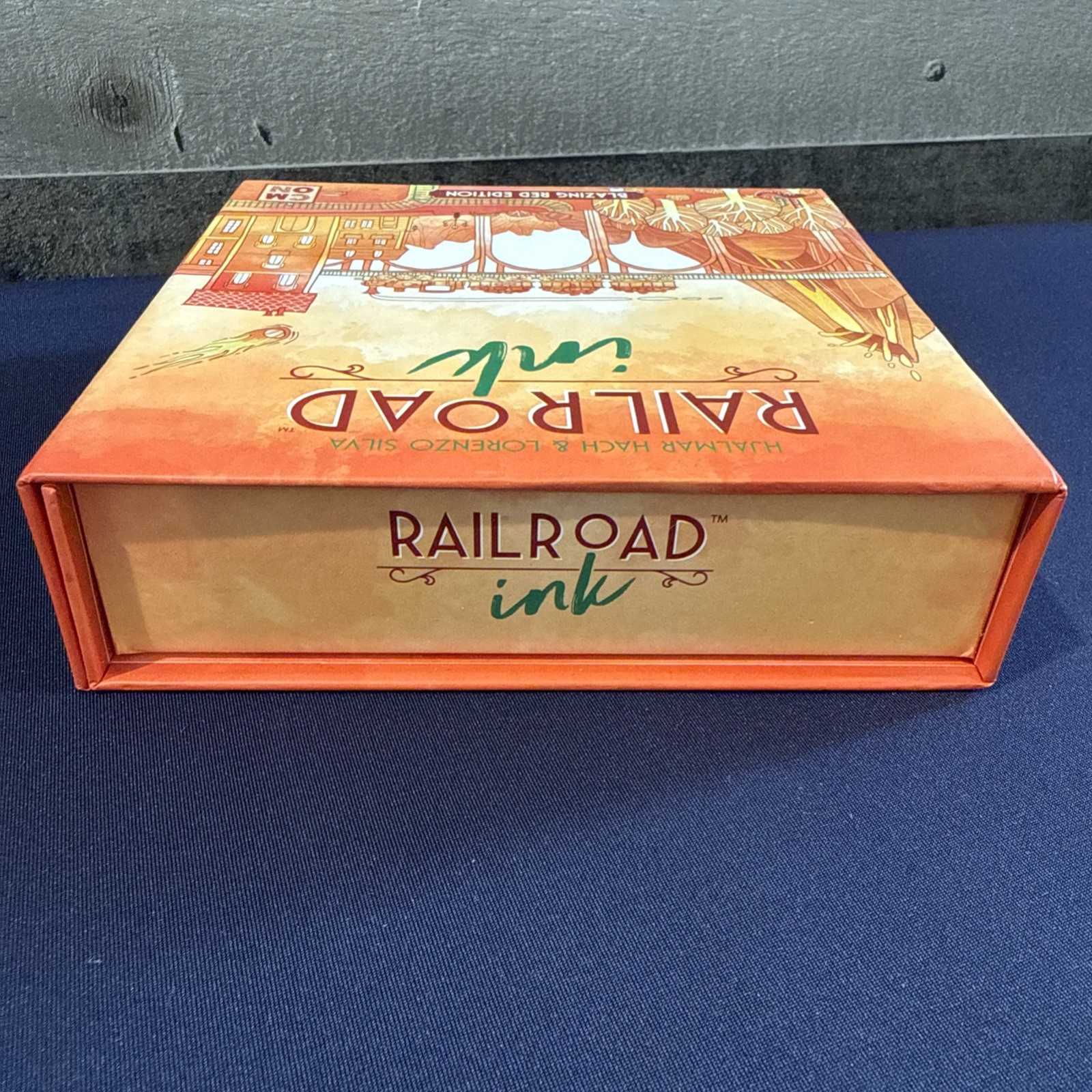 Railroad Ink Blazing Red Edition Board Game 2019 Complete Very Good