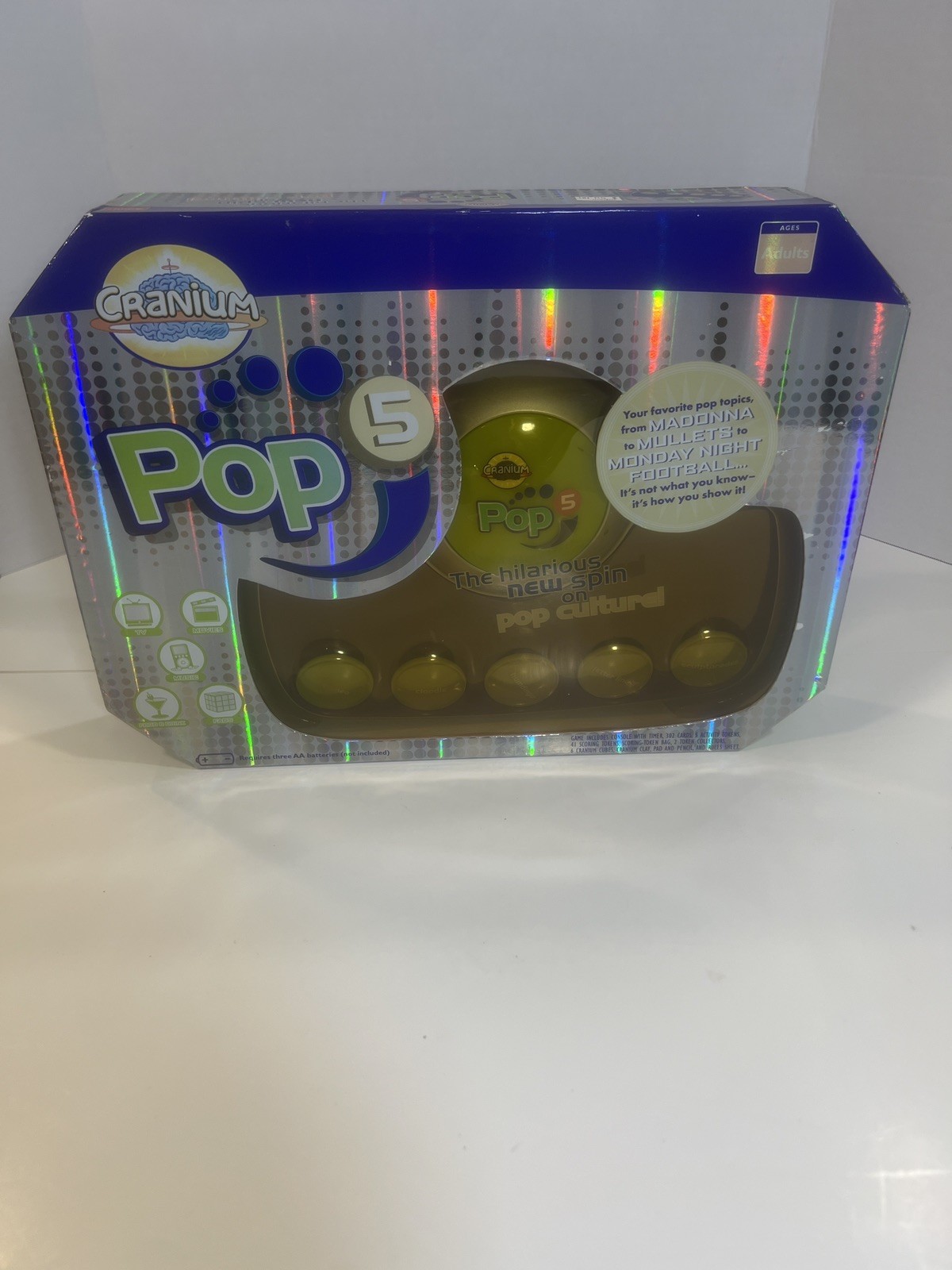 NEW Cranium Pop 5 Adult Pop Culture Trivia Console Board Game SEALED