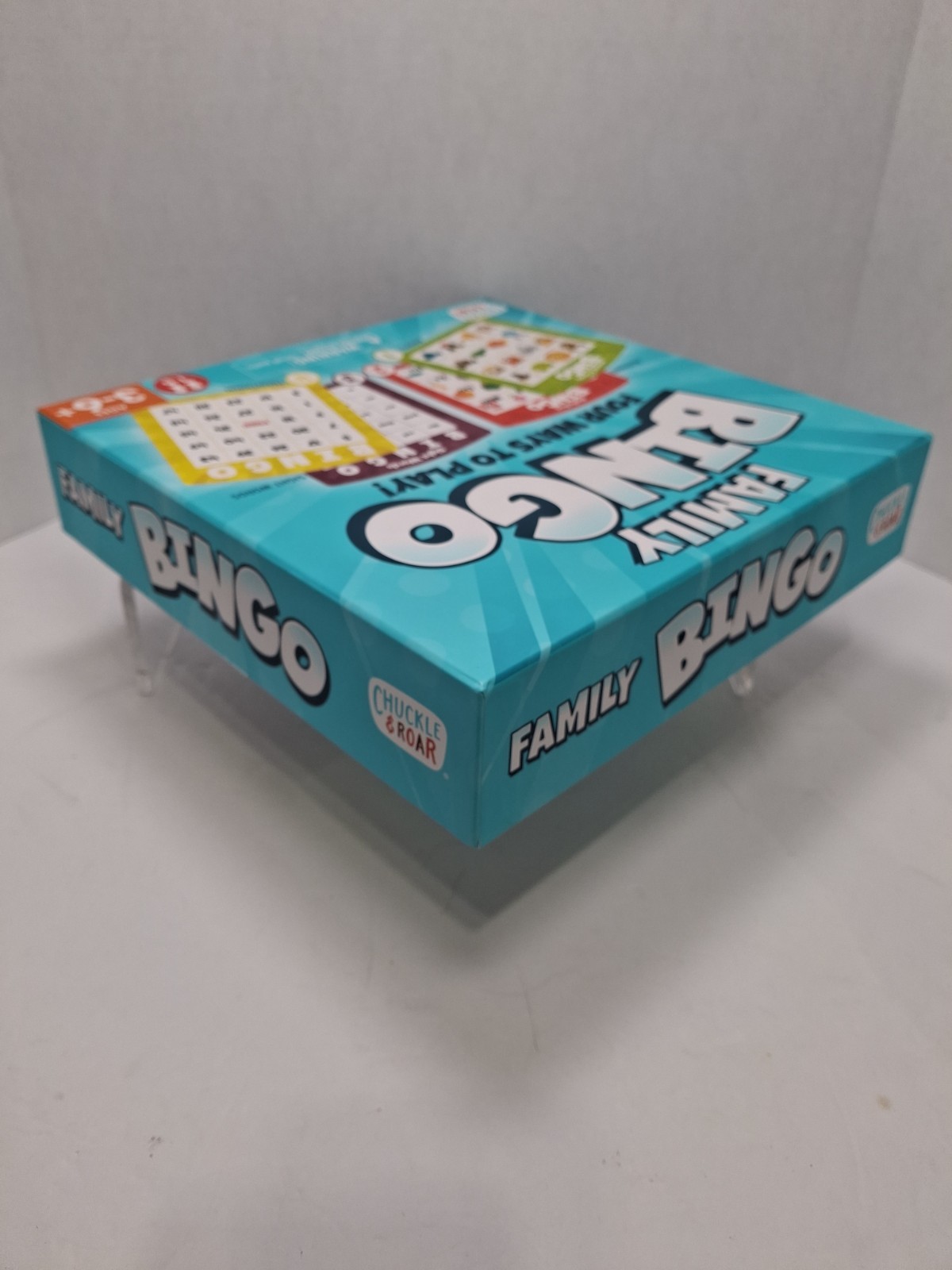 Chuckle & Roar Family Bingo Four Ways to Play Kids Learning Game Ages 3-6+ NEW